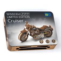 Konstruktoriu 3D Wooden Motorbike Puzzle Cruiser V-Twin Limited Edition