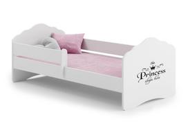 Vaikiška lova FALA 140x70 su stalčiumi Princess