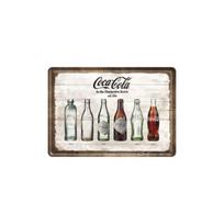 Atvirukas metalinis 10x14.5 cm / Coca-Cola butelių istorija