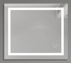 Veidrodis 45627 LED išmanus su funkcija nuo rasojimo, laikrodžiu ir termometru