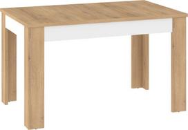 Hybrid HYB-22 Išskleidžiamas stalas – Ąžuolas Cremona / Balta blizgi