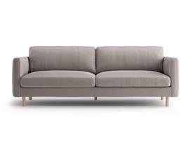 Keturvietė sofa Micadoni Eden, Warm grey