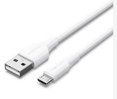 USB 2.0 kabelis A vyr. - Micro-B vyr. 2 m baltas