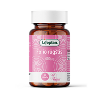 LIFEPLAN FOLIO RŪGŠTIS 400 μg, 90 tablečių 
