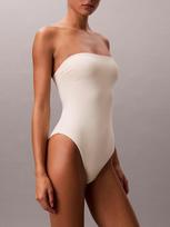 CALVIN KLEIN Moteriškas maudymosi kostiumėlis, STRAPLESS ONE PIECE