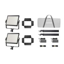 Godox LP1200Bi K2 Black Litemons Bi-color LED Light Panel 2-light kit