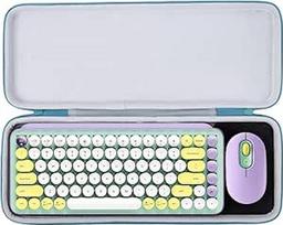 "Aenllosi" kietas dėklas "Logitech POP ICON Combo/Pop Keys" mechaninei belaidei klaviatūrai ir pelei, tik kišeninis (violetinis)