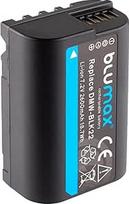 "Blumax" baterija, suderinama su "Panasonic" DMW-BLK22 | - 2600 mAh - DMW-BLK22E, skirta "Lumix DC" - G9 II / GH5 II GH6 GH7 / S5 II-X / DC-S9 DC-S9 II S9 II