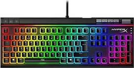 "HyperX Alloy Elite 2" - mechaninė žaidimų klaviatūra, raudonas linijinis jungiklis, programinės įrangos valdomas apšvietimas ir makrokomandų reguliavimas, ABS Pudingo klavišų dangteliai, medijos valdymas, RGB LED foninis apšvietimas