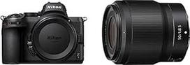 "Nikon" beveidrodis Z 5 viso kadro fotoaparatas ir NIKKOR Z 50 mm 1:1.8 S objektyvas