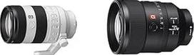 "Sony FE 70-200mm F4 G OSS II" | G viso kadro teleobjektyvas (SEL70200G2) ir FE 135mm f/1.8 GM | viso kadro, superteleobjektyvas, portretinis objektyvas (SEL135F18GM)