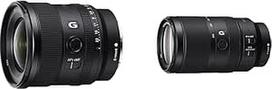 "Sony" SEL-20F18G pilno formato E-Mount objektyvas (FE 20 mm F1.8, itin plataus kampo, lengvas), juodas ir E 70-350 mm f/4.5-6.3 G OSS | APS-C, super teleobjektyvas (SEL70350G)