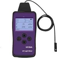 "Tint Meter LS126A" UV spinduliuotės matuoklis UV spinduliuotės matuoklis, skirtas kietinimo mašinų UV LED šviesos šaltiniams su itin mažu zondo jutikliu