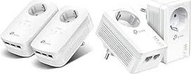 "TP-Link Powerline" adapterio rinkinys TL-PA8030P KIT ir "Powerline" adapterio rinkinys TL-PA7027P KIT (su lizdu, 2 x Gigabit prievadas, "Plug & Play", suderinamas su visais "HomePlug AV/AV2 Powerline" adapteriais, be WLAN)