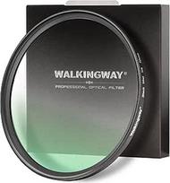"Walking Way" 1/8 juodas miglos difuzijos filtras 77 mm - juodas lengvas difuzijos filtras - svajingas švelnaus fokusavimo efekto filtras, pagamintas iš optinio stiklo su daugialypės nanodangos minkštuoju filtru