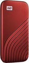 "WD My Passport SSD" 2 TB mobilioji SSD saugykla (NVMe technologija, suderinama su USB-C ir USB 3.2 Gen-2, skaitymas 1050MB/s, rašymas 1000MB/s) Raudona.