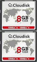 2 "Compact Flash" kortelių pakuotė (8GB)