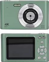 48 MP skaitmeninis fotoaparatas, 2,5 K HD dviguba kamera, kompaktiškas skaitmeninis fotoaparatas, 16x priartinimas, automatinis fokusavimas, išmanusis kišeninis skaitmeninis fotoaparatas, filmavimo kamera namams ir kelionėms (žalias)