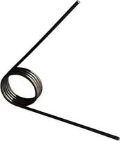 5 vnt. 2,5 mm vielos skersmens V formos sukimo spyruoklės 2/4/6 posūkiai 45/90/180/240° apima kampines sukimo spyruokles, 2,5 x 28 x 4 posūkiai x 90