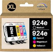 colorfly 924e 924XL spausdintuvo kasetės su mikroschema, skirtos HP 924 XL 924, suderinamos su HP Officejet Pro 8120 8122 8123 8125 8128 8130 8132 8133 8134 8135