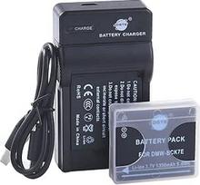 DSTE 2vnt DMW-BCK7 įkraunamas ličio jonų akumuliatorius (2 pakuotės) ir mikro USB įkroviklis, skirtas Panasonic DMC FH2 DMC-FH4 DMC-FH5, DMC-TZ25, FH7 DMC-FT20, DMC- FH25, DMC- FH25, DMC- FH25, DMC- FP5 FP7 DMC-FS16, DMC-FS18, DMC-FS22, DMC-FS28 DMC-FS35
