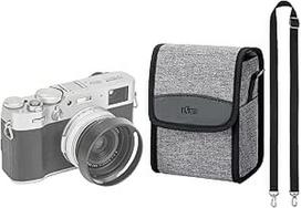 KIWIFOTOS Compact Camera Case, Grey / Large, Krepšys ant juosmens, krepšys per petį