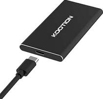 KOOTION išorinis kietasis diskas 1 tb, SSD išorinis kietasis diskas, nešiojamasis SSD iki 550MB/s greitas išorinis SSD kietasis diskas USB 3.1 Gen2 USB C SSD, skirtas žaidimams "Windows Mac OS" kompiuteriui "MacBook" PS4 "Xbox One