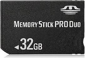 LICHIFIT Pro Duo 32GB atminties kortelė, skirta "Sony PSP 2000/3000" didelės spartos juoda