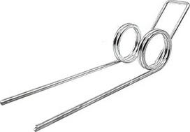 Maža sukimo spyruoklė, vielos skersmuo 1,0 mm, spyruoklinis plienas, dviguba sukimo spyruoklė "pasidaryk pats", mechaninė (dydis: 1, spalva: 2 vnt.) (spalva: 2 vnt., dydis: 1) (spalva: 50 vnt., dydis: 1)