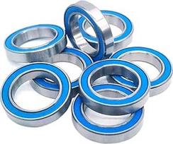 Pakuotė 10 6804RS guolių 20 x 32 x 7 mm ABEC-7 Hobby elektriniai RC automobiliai 6804 RS 2RS rutuliniai guoliai 6804-2RS mėlyni sandarūs