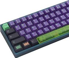 PBT klavišų gaubteliai 135 klavišų rinkinys Japonijos "Mecha" klavišų gaubtelių rinkinys "Cherry Profile Dye Sublimation" klavišų gaubteliai su 7U skaidriu tarpu, skirti "Gateron Kailh Cherry MX" jungikliams ANSI išdėstymo mechaninėms klaviatūroms