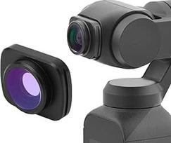 Plataus kampo objektyvas Magnetinis anamorfinis fotoaparato objektyvas Aliuminio lydinio optinio stiklo plataus kampo objektyvas, skirtas DJI OSMO Pocket, numatytasis