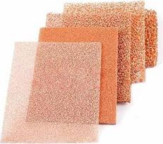 Porcelianinis kupferschaum - 0,1-10 mm poringumo, 60-98% poringumo - skirtas baterijoms ir termoizoliacinėms priemonėms, 1 vnt.(1mmx200mmx240mm)