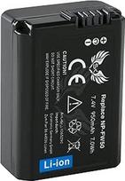 SK baterija "Sony NP-FW50" | 950 mAh - skirta "Sony Alpha 7 7II 7R 7S II 5100 6300 6500 // NEX-3 NEX-6 NEX-7 NEX-F3 // DSC RX10 // SLT A35 A55 // ZV-E10
