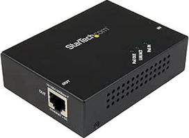 StarTech. com Gigabitinis PoE+ ilgintuvas, 802.3at/af, 100 m, maitinimo per Ethernet ilgintuvas, PoE kartotuvas / ilgintuvas