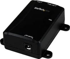 StarTech.com 1 prievado Gigabit Midspan - PoE+ inžektorius - 802.3at ir 802.3af - sieninis maitinimo per Ethernet inžektoriaus adapteris