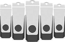 TEWENE USB atmintinė 16GB, 5 USB atmintinių rinkinys Atmintinė Flash Drive Atmintinė Greitaeigė USB 2.0 Daugiaspalvė pasukama