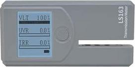 Tint Meter langų plėvelės perdavimo matuoklis VLT infraraudonųjų spindulių UV spindulių perdavimo priekinio stiklo transporto priemonės transporto priemonei LS163