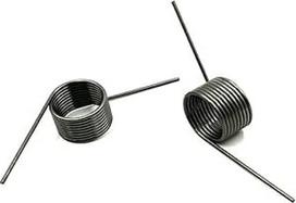 Torsioninė spyruoklė, 10 V formos spyruoklių pakuotė, 0,3 vielos skersmens, Torsioninė spyruoklė, Mažoji Torsioninė spyruoklė, Plaukų spyruoklė, 6 ratai 120 laipsnių, 3,5 x 0,3 mm (spalva: 6 ratai 120 laipsnių, dydis: 4 x 0,3 mm)