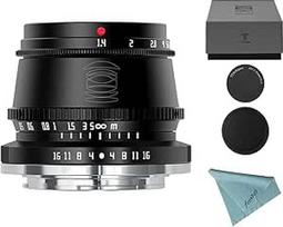TTArtisan 35 mm F1.4 APS-C fotoaparatų objektyvas su rankiniu fokusavimu, skirtas "Sony E" fotoaparatui