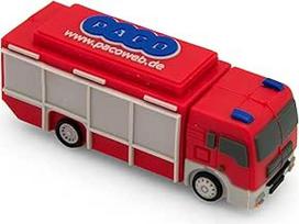 Ugniagesių komanda USB atmintinė 3D Fire Engine 32GB