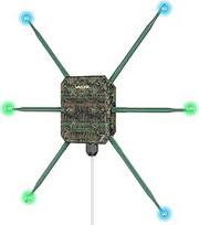 WAVLINK AX3000 Lauko WLAN retransliatorius Greenwood, dviejų dažnių lauko prieigos taškas WiFi6 (2.4G/573M + 5G/2402M) su aktyviuoju/pasyviuoju PoE, 6x7dBi antenos, IP67 korpusas, atsparus oro sąlygoms, Gigabit WAN/LAN