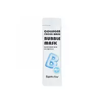 Farmstay Collagen Facial Wash Bubble Mask valomoji veido kaukė su burbuliukais 5ml 5ml