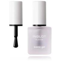 Inglot Playinn Iconic Gel spindesio suteikiantis viršutinis nagų lako sluoksnis - 15 ml.