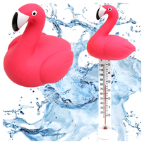 Plūduriuojantis baseino termometras - Flamingas