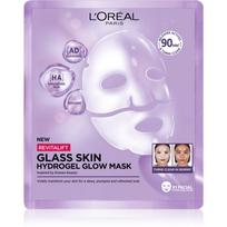 L’Oréal Paris Revitalift Filler Glass Skin hidrogelinė kaukė su skaistumą suteikiančiu efektu 25 g