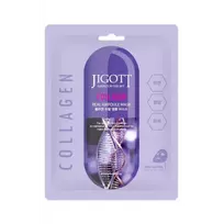 Jigott Collagen Real Ampoule Mask lakštinė veido kaukė su kolagenu 27 ml