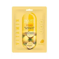Jigott Vitamin Real Ampoule Mask lakštinė veido kaukė su vitaminais 27 ml