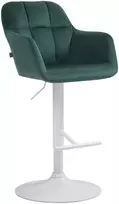 Baro kėdė "Natoma velvet" balta