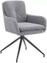 Pickett valgomojo kėdė | Ergonomiška, su porankiais, audinys
